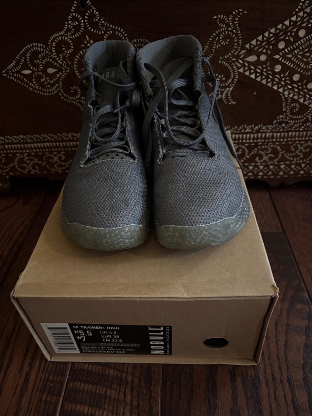 NOBULL Gray High-Top SF Trainer+ high